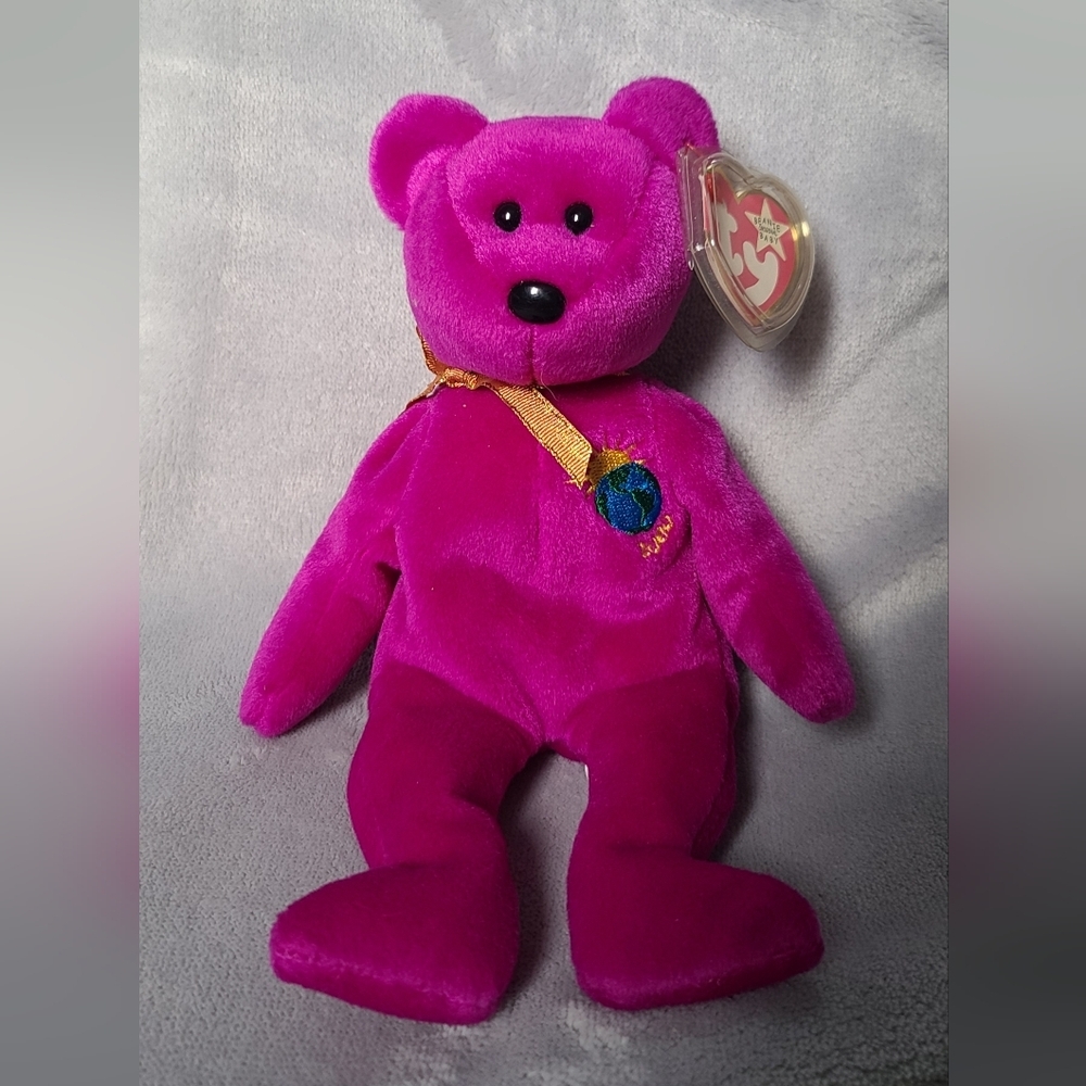 2000 TY Millennium Bear Beanie Baby